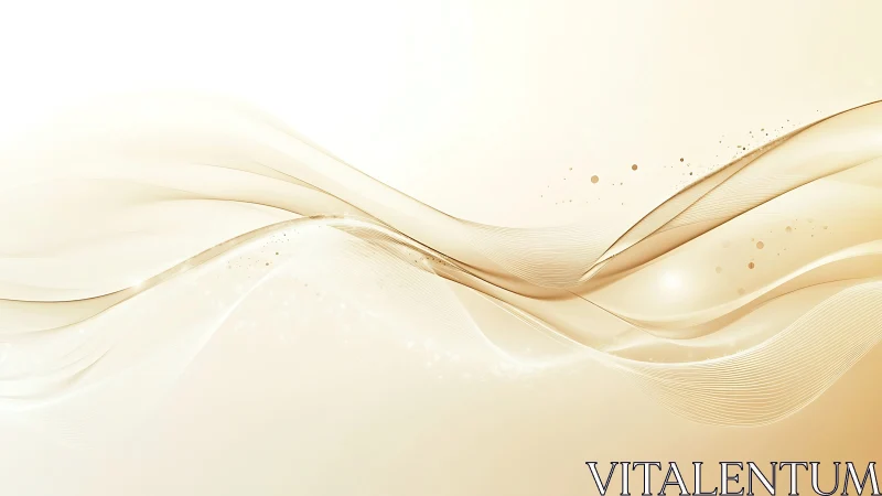 Champagne mist waves drifting through a quiet sunrise.