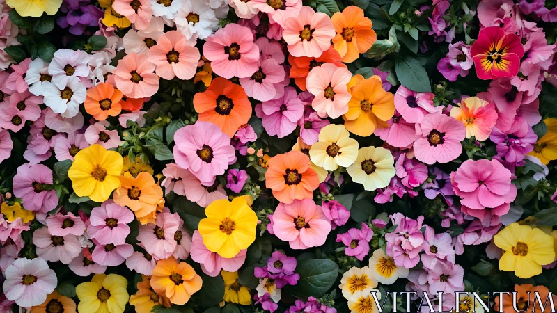 Rainbow Zinnia Explosion: Nature's Painted Garden Masterpiece.