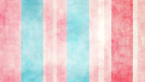 Vertical pastel stripes show textured pink and blue bands