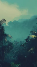 Emerald Jungle Breathes Mist Through Mountain's Verdant Veil