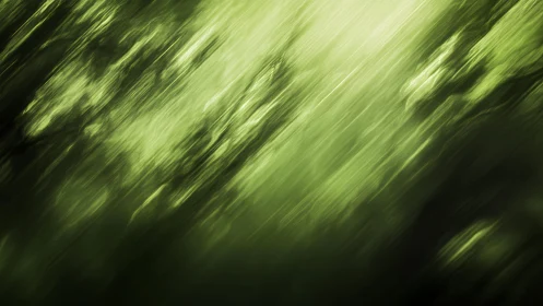Abstract green motion blur with soft light and forest-inspired tones.