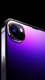 Purple-Gradient Smartphone Camera System Gleams with Tech Innovation