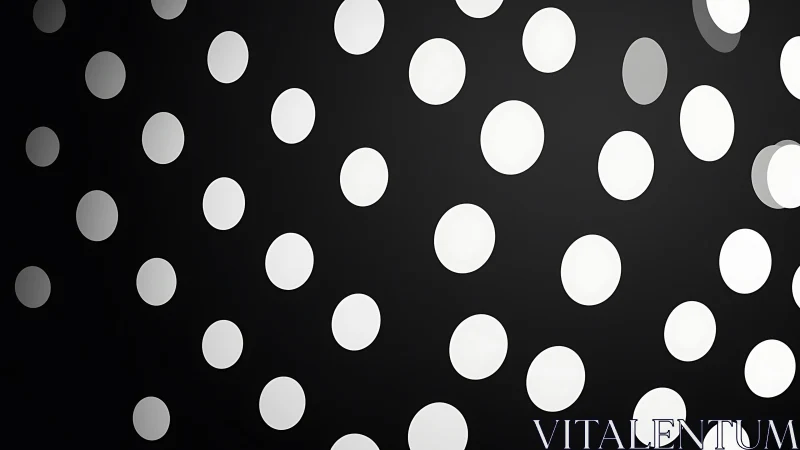 Midnight polka constellations on a softly glowing canvas.