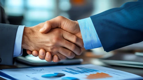 Handshake in Professional Context: Corporate Trust Formation.
