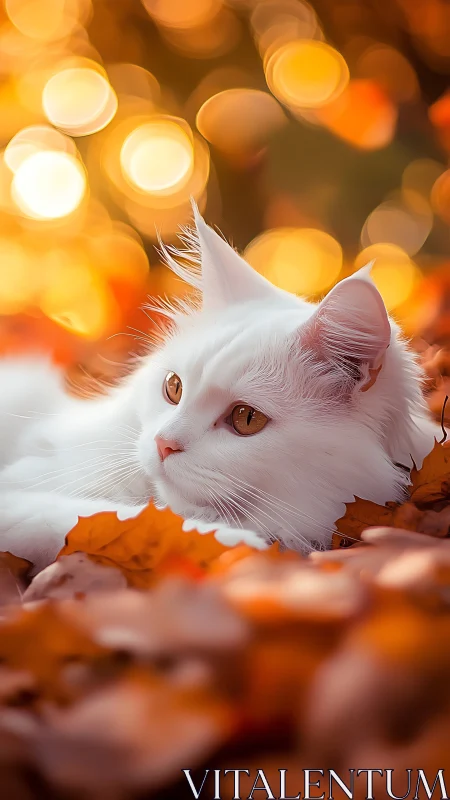 Whisker-Soft Wonder Gazes Through Amber Twilight Dreams.