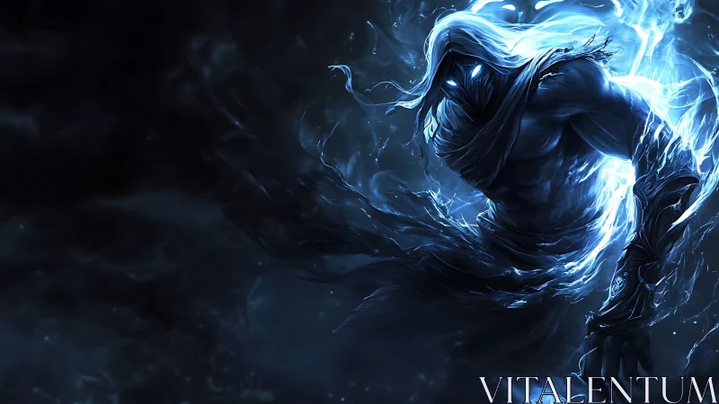 Stormforged wraith ignites the void with spectral fury.