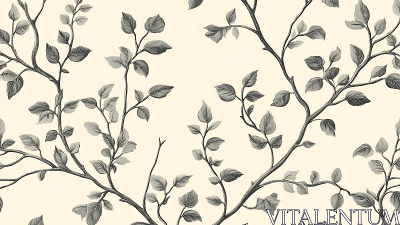 Whispering graphite vines curling across quiet daylight walls.