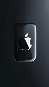 Silicon Soul: The Apple Device in Monochrome Solitude.