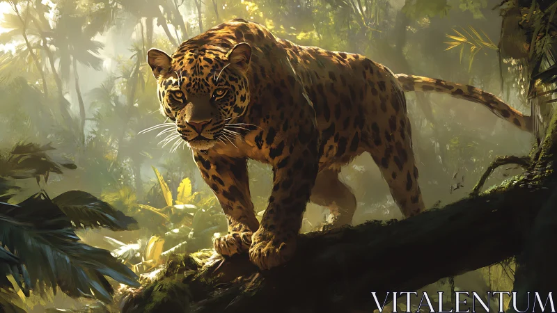 Jungle Prowler Commands Emerald Cathedral With Unflinching Gaze