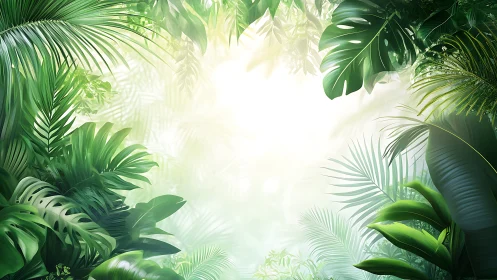 Jungle Cathedral of Light: Nature's Verdant Sanctuary.