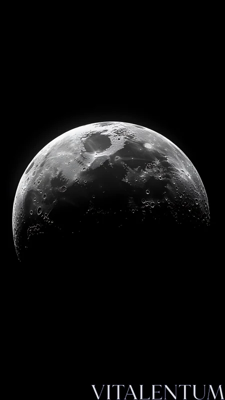 Luminous lunar horizon rising from a cathedral of darkness.