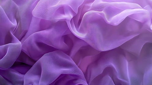 Lavender Whisper Folds Rippled into Dreamy Soft Motion.
