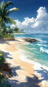 Tropical Paradise Beach Awaits Your Getaway.