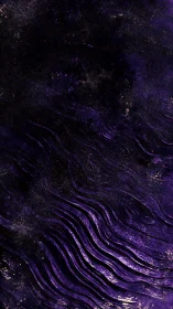Violet abstract waves with metallic cosmic texture.