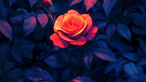 Radiant Rose in Twilight Bloom.