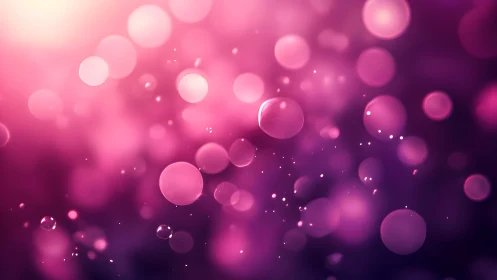 Abstract pink bokeh lights background with soft dreamy effect.