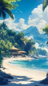 Tropical Paradise: A Serene Beachside Retreat.