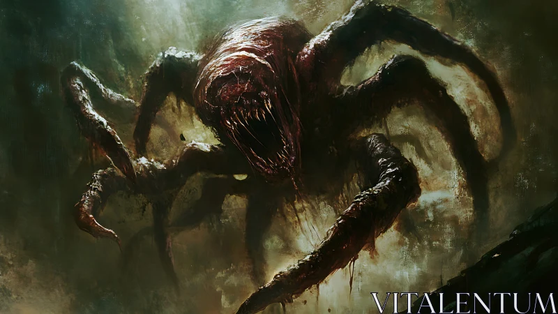 Nightmare tide-creature lunges from the rotting misted deep