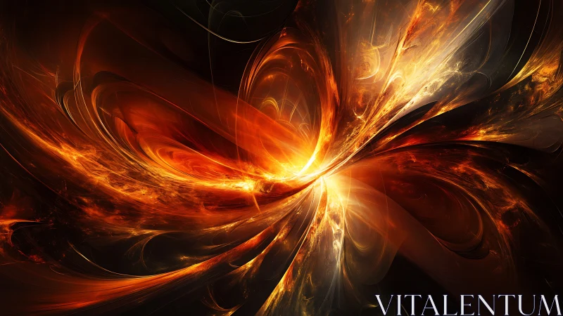 Fractal plasma vortex renders dynamic radial flame dispersion