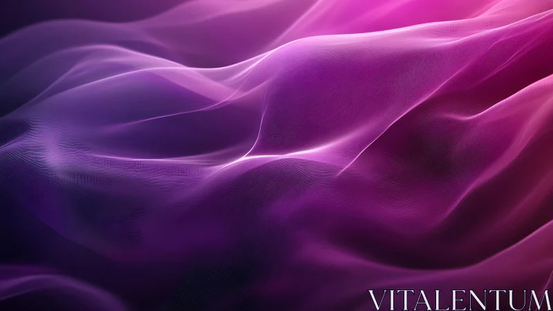 Silken violet waves drift gently in a soothing abstract glow
