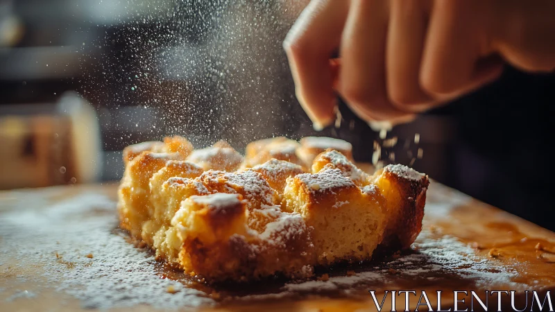 Powdered Indulgence: A Dusted Masterpiece Emerges.