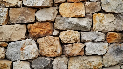 Textured rustic stone wall in warm neutral earth tones.
