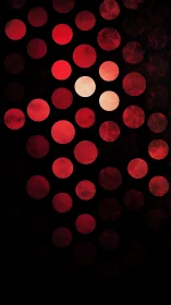 Radial gradient dot matrix with distressed luminance mapping.