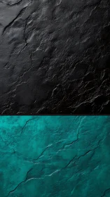 Dual stone surface textures compare gloss, color and fracture detail