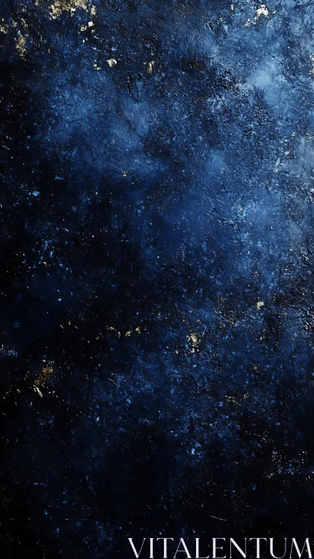 Midnight nebula shimmer with scattered flecks of gold dust.