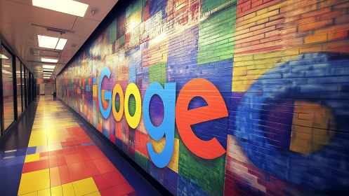 Color-soaked tech corridor where playful pixels chase ideas.