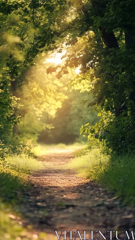 Verdant Passage: Golden Hours Between Emerald Walls.