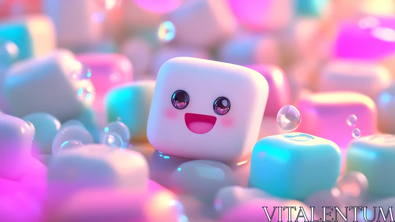 Marshmallow Dreams in Neon Candy Land.