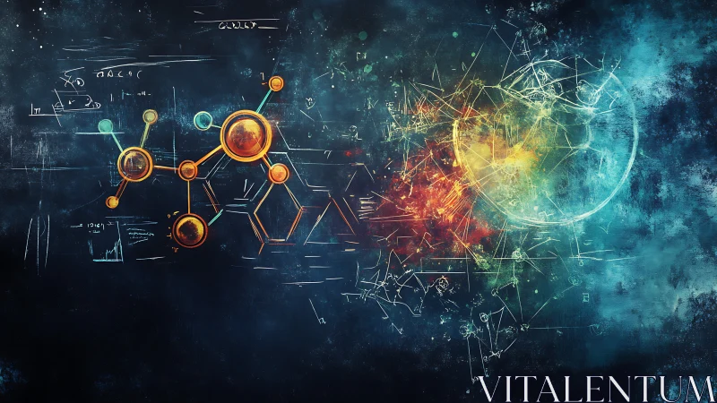 Molecular constellations ignite a cosmic blueprint of science.