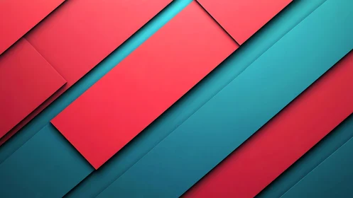 Diagonal color bars glide like tidy digital tectonics