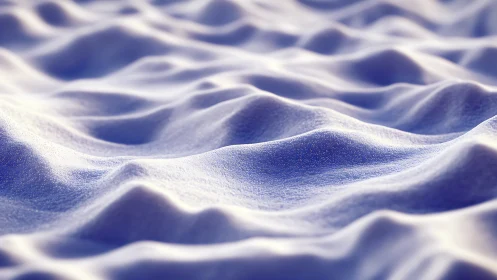 3D micro-textured velvet dunes in soft atmospheric lighting.