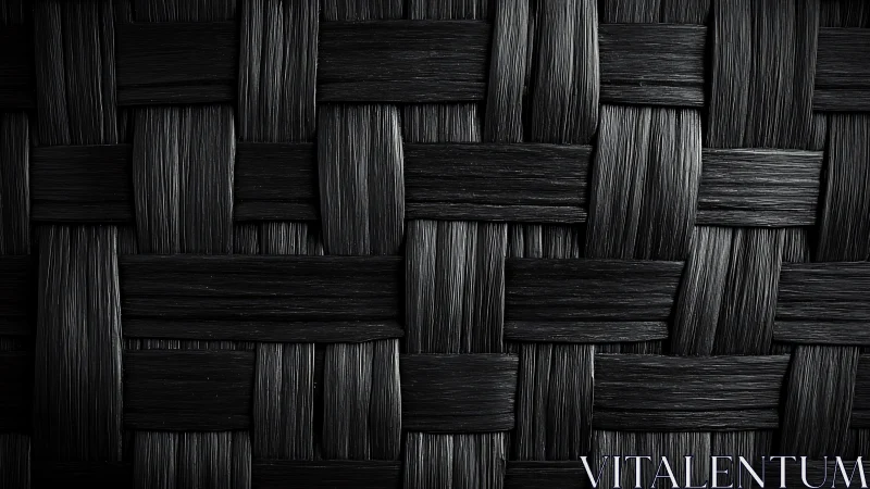 Dark woven fiber texture with tight geometric pattern.
