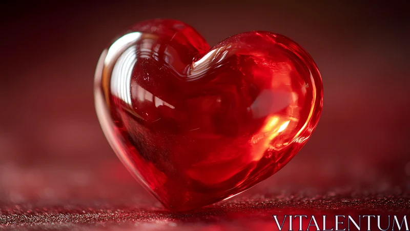 Ruby Heart: A Glowing Symbol of Love and Hope.