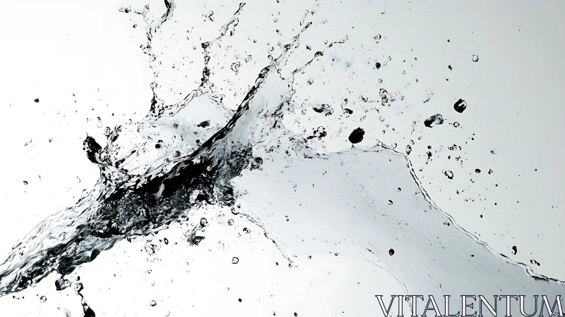 Liquid comet erupts midair in crystalline silver silence.