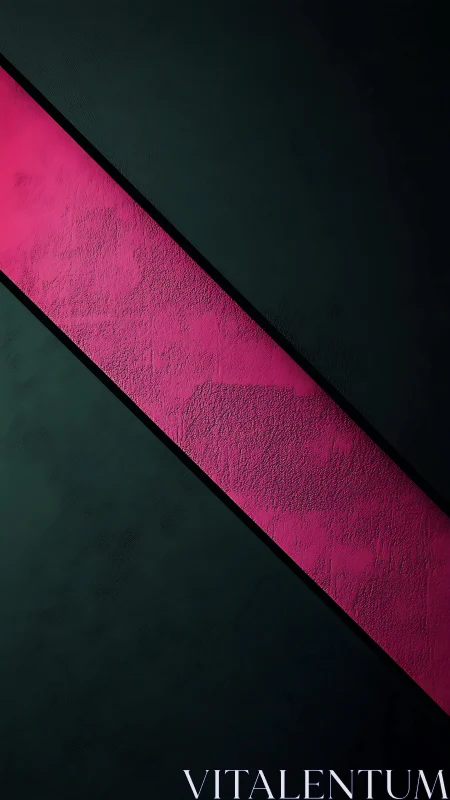 Diagonal magenta textured band on dark flat background.