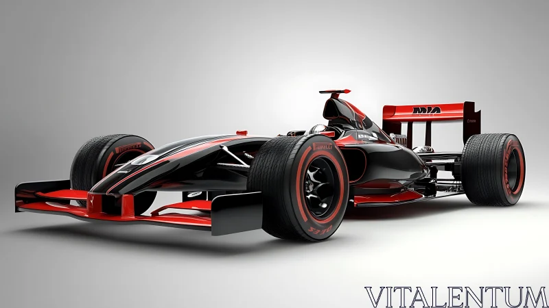 Aerodynamic single seater race car with high downforce package.