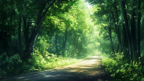 Cathedral of Green: Where Sunlight Kisses Emerald Walls.