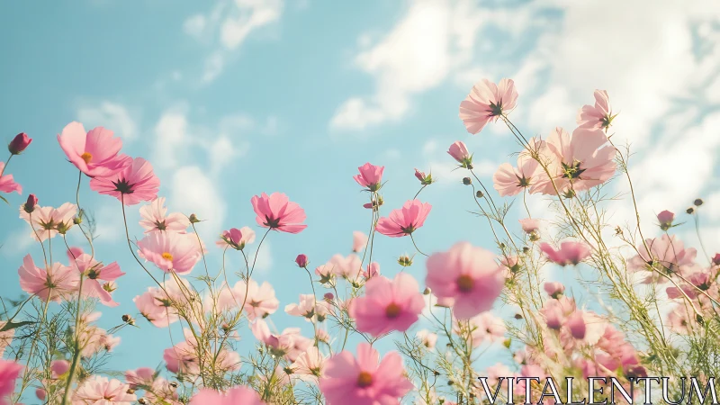 Cosmos Blossoms Dance Skyward.