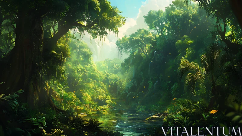 Luminous Jungle River Sanctuary.