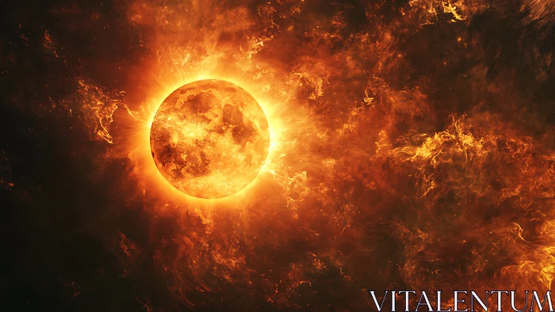 Stellar Inferno: The Sun's Violent Ballet.