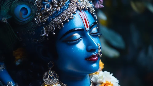 Blue serenity leans into jeweled twilight and whispered prayer