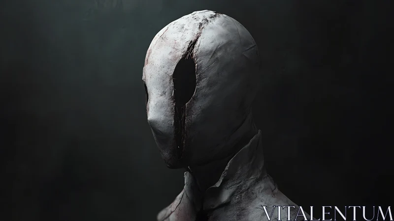 Silent hollow gentleman with cracked porcelain sorrow.