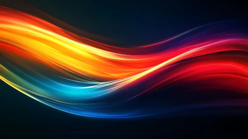 Aurora river of light streaming through midnight silence.