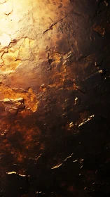 Molten dusk bronze wall where embered shadows breathe.