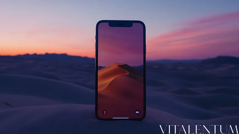Desert Twilight Portal: Where Sand Meets Digital Dreams