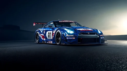 Midnight track beast crouches beneath a brewing silver dawn